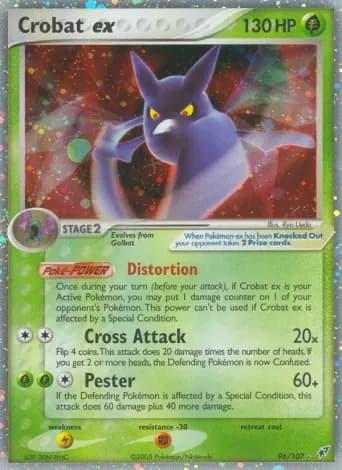 Crobat ex Pokémon card #96