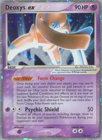 Deoxys ex Pokémon card #99
