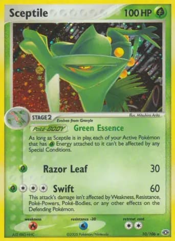 Sceptile Pokémon card #10