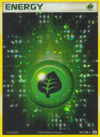 Grass Energy Pokémon card #101