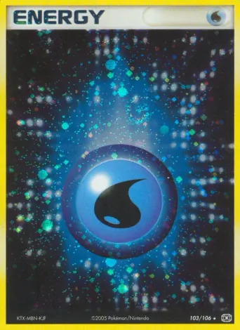Water Energy Pokémon card #103