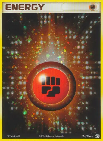 Fighting Energy Pokémon card #106