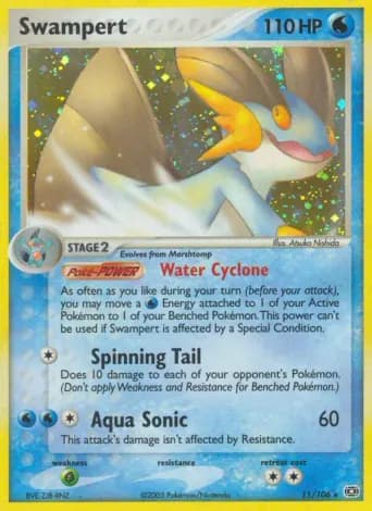 Swampert Pokémon card #11