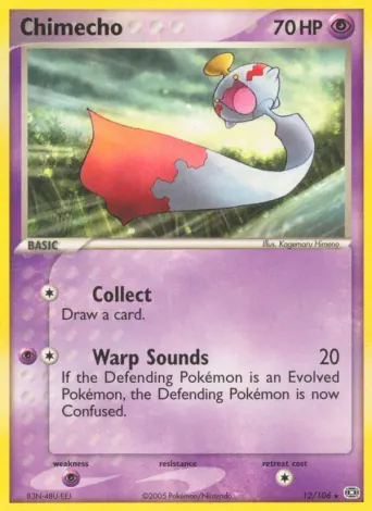 Chimecho Pokémon card #12