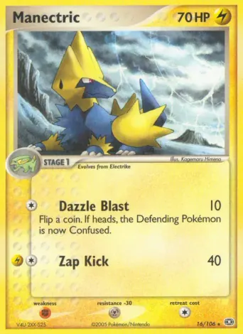 Manectric Pokémon card #16