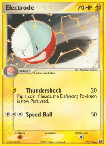 Electrode Pokémon card #27