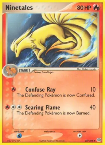 Ninetales Pokémon card #38