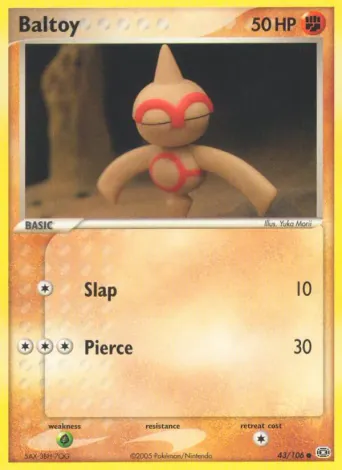 Baltoy Pokémon card #43
