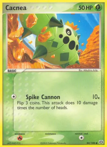 Cacnea Pokémon card #44