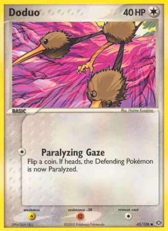 Doduo Pokémon card #45
