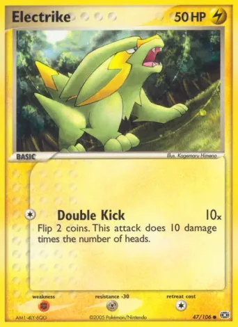 Electrike Pokémon card #47