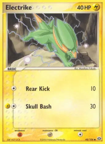 Electrike Pokémon card #48