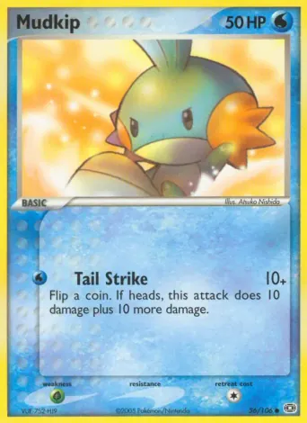 Mudkip Pokémon card #56