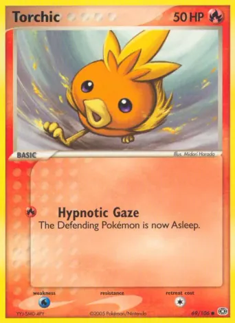 Torchic Pokémon card #69
