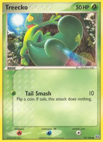 Treecko Pokémon card #70