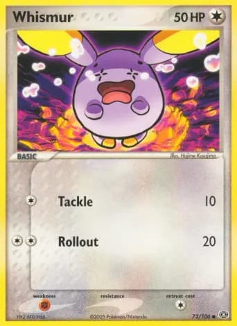 Whismur Pokémon card #73