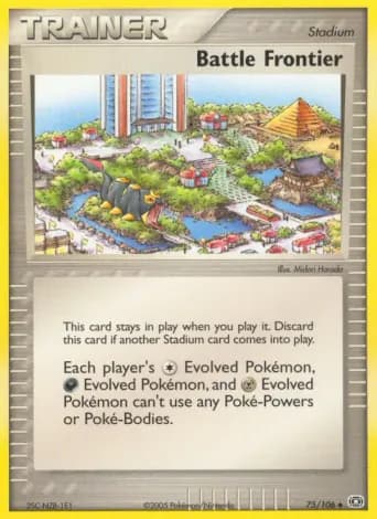 Battle Frontier Pokémon card #75