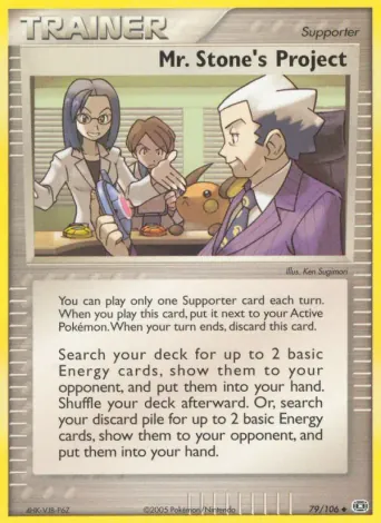 Mr. Stone's Project Pokémon card #79