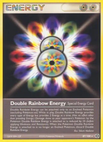 Double Rainbow Energy Pokémon card #87