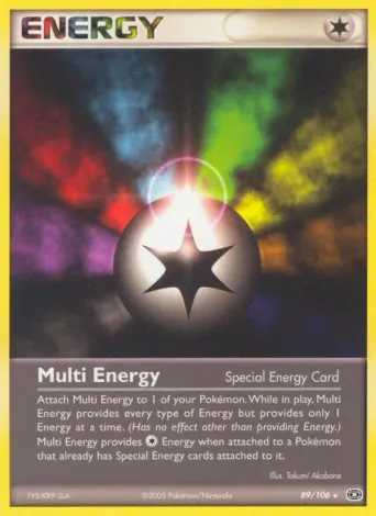 Multi Energy Pokémon card #89