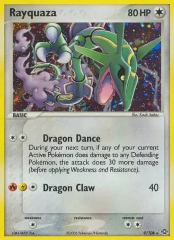 Rayquaza Pokémon card #9
