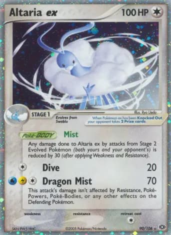 Altaria ex Pokémon card #90