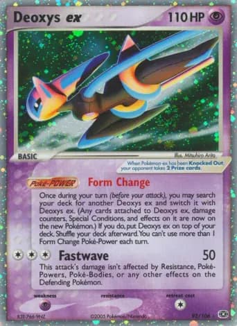 Deoxys ex Pokémon card #93