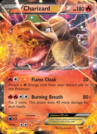 Charizard EX Pokémon card #11