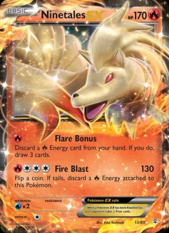 Ninetales EX Pokémon card #13