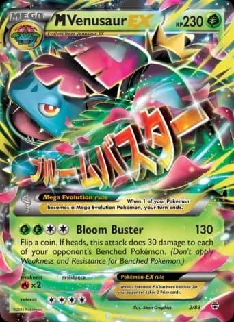 M Venusaur EX Pokémon card #2