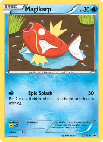 Magikarp Pokémon card #22
