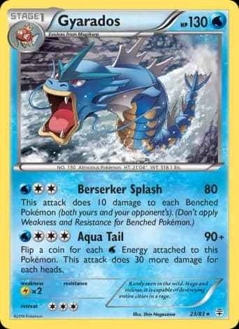 Gyarados Pokémon card #23