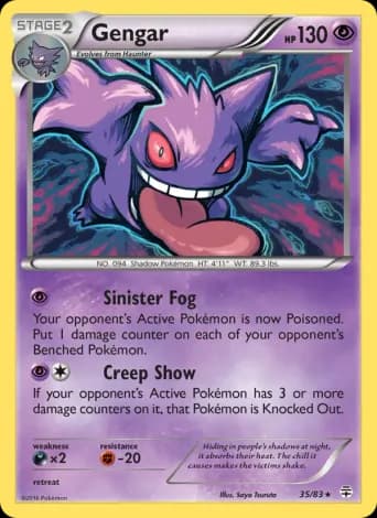 Gengar Pokémon card #35