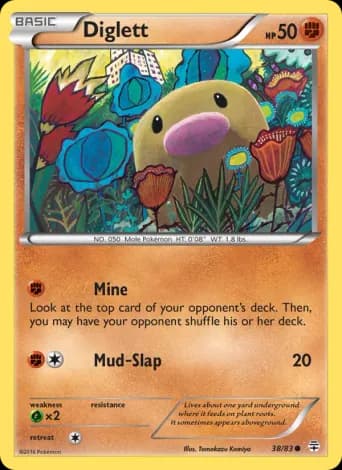 Diglett Pokémon card #38