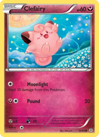 Clefairy Pokémon card #50