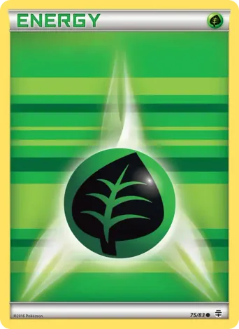 Grass Energy Pokémon card #75