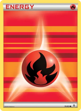 Fire Energy Pokémon card #76