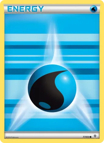 Water Energy Pokémon card #77