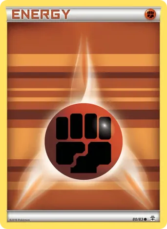 Fighting Energy Pokémon card #80
