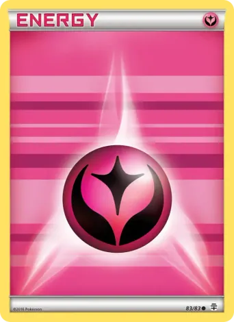Fairy Energy Pokémon card #83