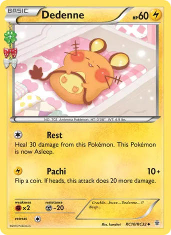 Dedenne Pokémon card #RC10