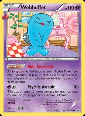 Wobbuffet Pokémon card #RC11