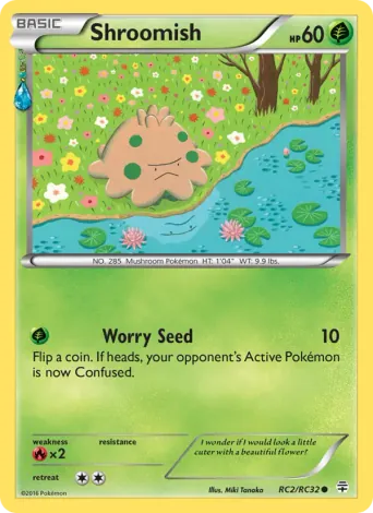 Shroomish Pokémon card #RC2