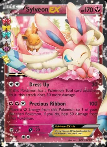 Sylveon EX Pokémon card #RC21