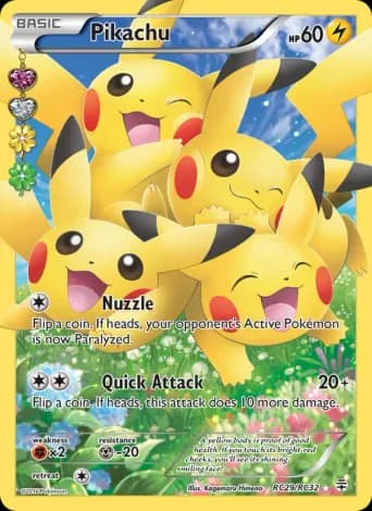 Pikachu Pokémon card #RC29