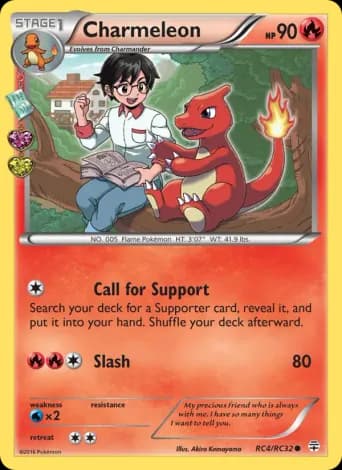 Charmeleon Pokémon card #RC4