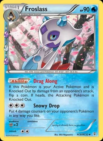 Froslass Pokémon card #RC8