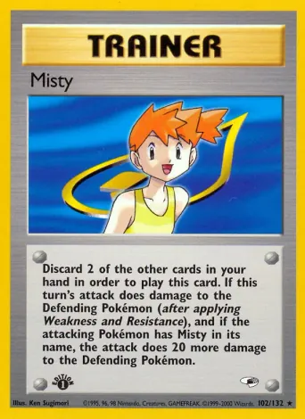 Misty Pokémon card #102