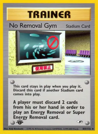 No Removal Gym Pokémon card #103