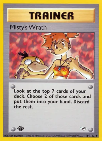 Misty's Wrath Pokémon card #114